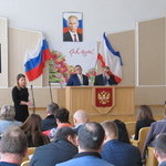Участие в сессии Сиферопольского районного совета